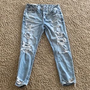 american eagle tom girl jeans (size 4 short)